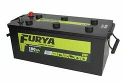FURYA Vrachtwagen accu Batterij 12V 180Ah/1000A AGRO; HD (L+ Standaard terminal) 513x223x223 B00 - geen montageflens (Start accunnen)