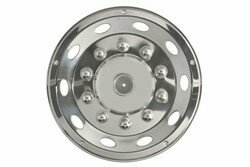 MAMMOOTH wieldop Achteras, materiaal: roestvrij staal,, velgdiameter: 22,5inch, diameter: 304mm, hol (met midden deksels)
