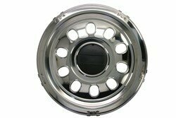 MAMMOOTH wieldop Achter, materiaal: roestvrij staal,, hoogte13cm, velgdiameter: 22,5inch, hol (met gaten)