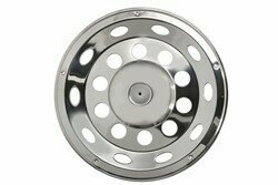 MAMMOOTH wieldop Achter, materiaal: roestvrij staal,, velgdiameter: 22,5inch, diameter: 590mm, Flat