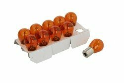 BAU15S 24V 21W BOSCH gloeilamp PY21W Gloeilamp (Karton 10pcs) PY21W 24V 21W BAU15S basislamp Trucklight Maxlife, oranje