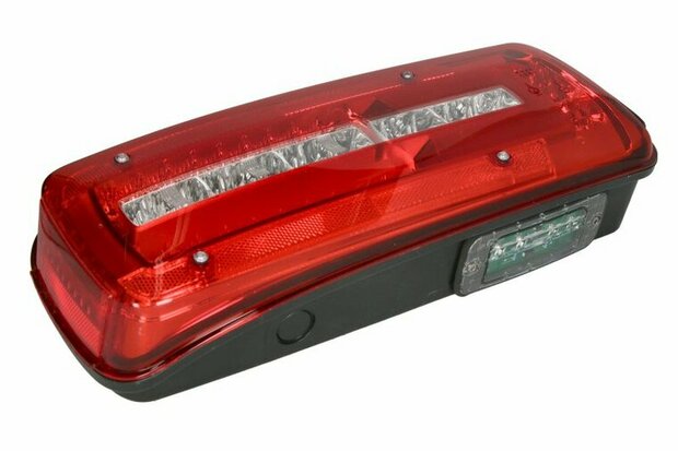 LED Achterlicht Links (LED, 24V, met indicator, anti-fog licht, achteruitrijlicht, met stoplicht, parkeerlicht, met plaatverlichting, zijspeling) past: DAF CF, LF, XF 106 10.12-  OEM Ref. 1981862
