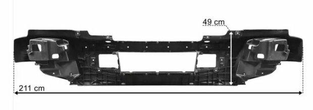 Bumper past VOLVO FL Euro 6  OEM Ref. 82535065, 21849925, 22376336, 82642339
