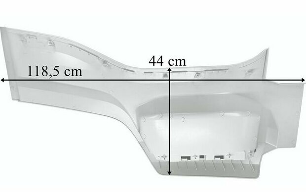 Cabine opstapje opstapbehuizing bestuurderscabine Links past: DAF XG, XG+ 06.21- OEM Ref. 2303095, 2303096