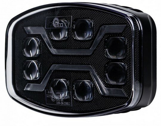  LED X-SPIDER TOXIC L3440 DAGRIJLAMP met waarschuwings functie 24,5Cm x 13,9Cm