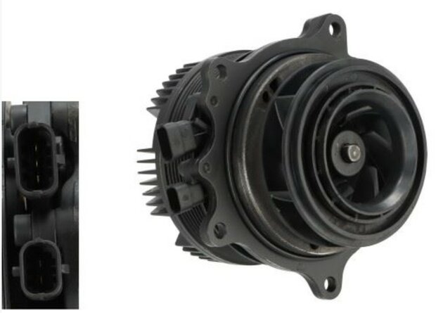 Gereviseerde DAF Waterpomp (met visco) EURO 6 past: DAF XF 106 MX-13315-MX-13390 06.15-  OEM Ref. 2137204, 2184202, 2267064, 2407606