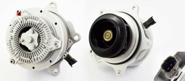 Gereviseerde  waterpomp (: 139,6mm, met visco) EURO 6 past: DAF CF, XF 106, XF II; VDL FUTURA MX-11210-PX-7239 09.10-  OEM 1949540 1951490 1951491 1955 244 1959749 2013120 2104578 2104578R