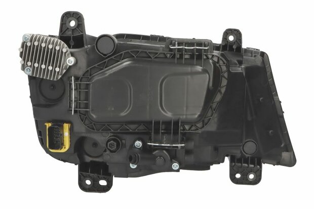 Koplamp Links (2*H7/LED, elektrisch, met motor, functie dagrijlicht, kleur invoegen: zwart, kleur indicator: wit) EURO 6 past: MAN TGL II, TGM II, TGS II, TGX II 02.20- OEM Ref. 81.25101.6737,  81251016737, 81.25101-6737