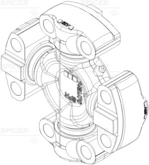 3050915000-DS, Scharnier, cardanas
